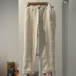White trousers NWT